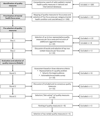 Selection of Pediatric Mental Health Quality Measures for Health System Improvement in British Columbia Based on a Modified Delphi Approach